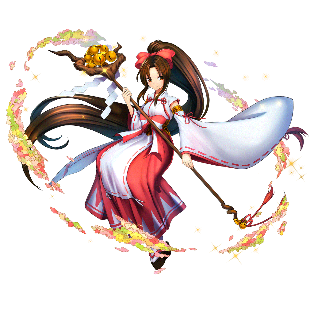 癒しの舞巫女・風花のキャラクター画像