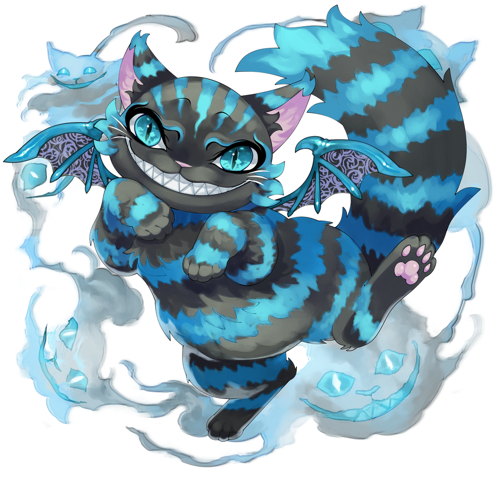 [猫のない笑い]チェシャ猫のキャラクター画像