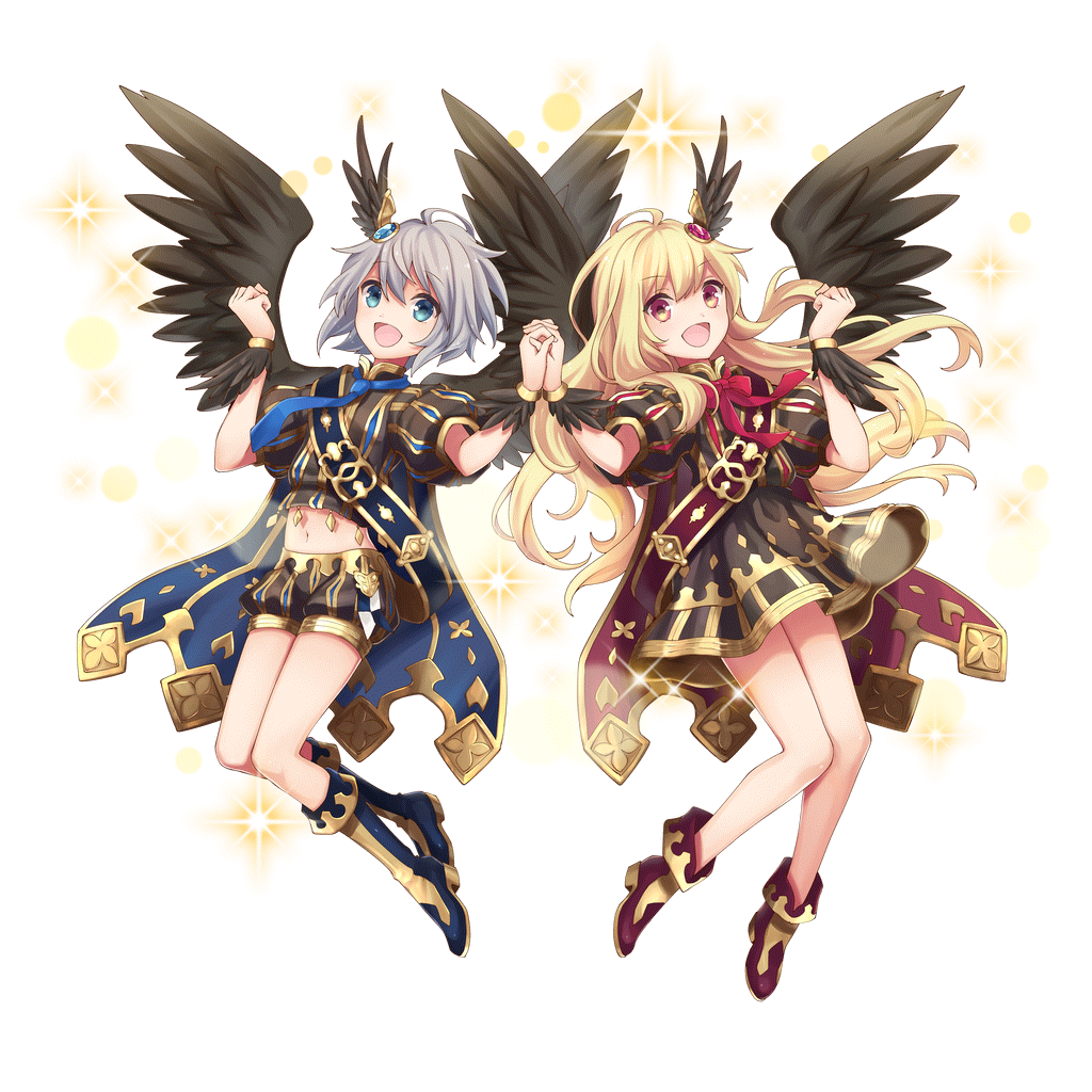 金色・フギンとムニンのキャラクター画像