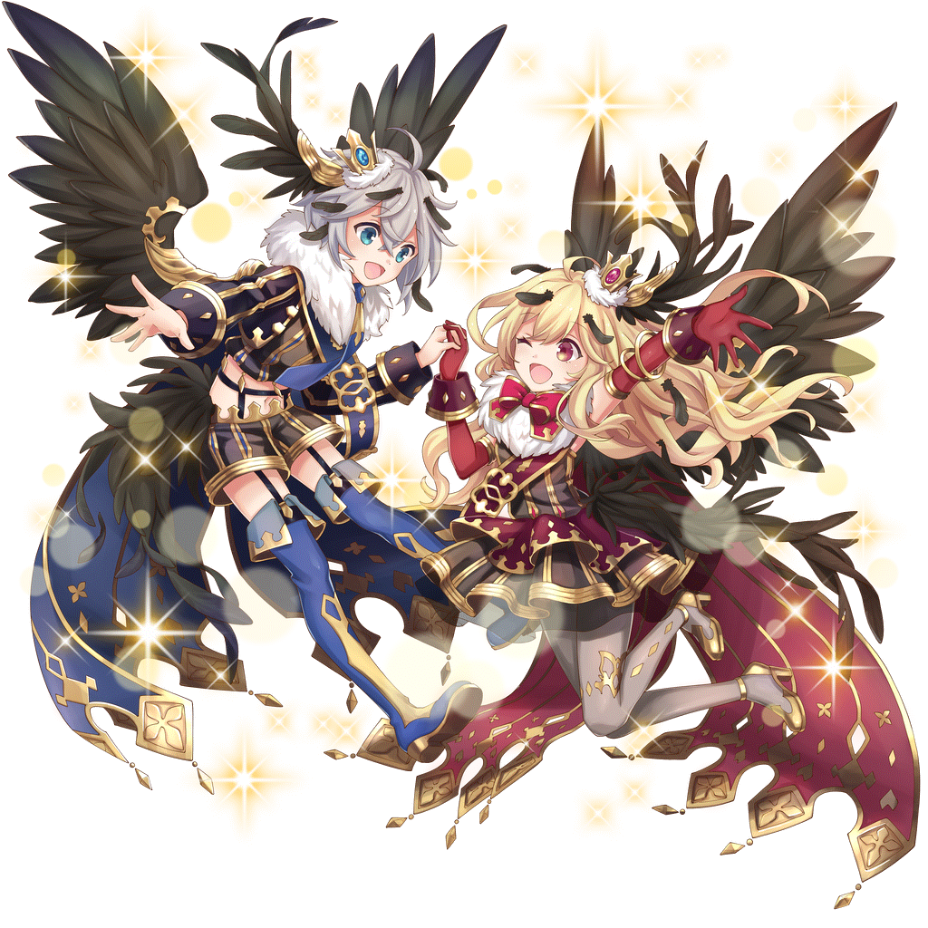 [黄金の双翼]フギンとムニンのキャラクター画像