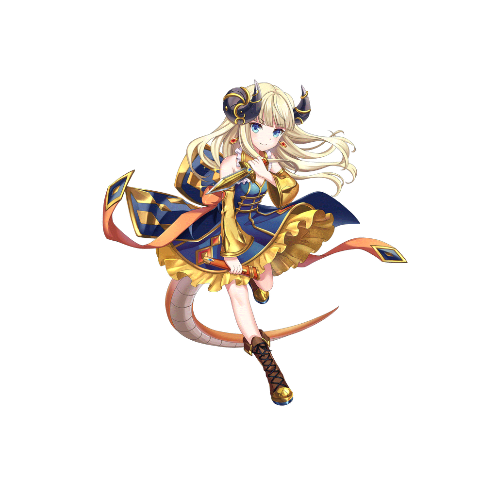 金色・ドラゴニュート・ルゥのキャラクター画像