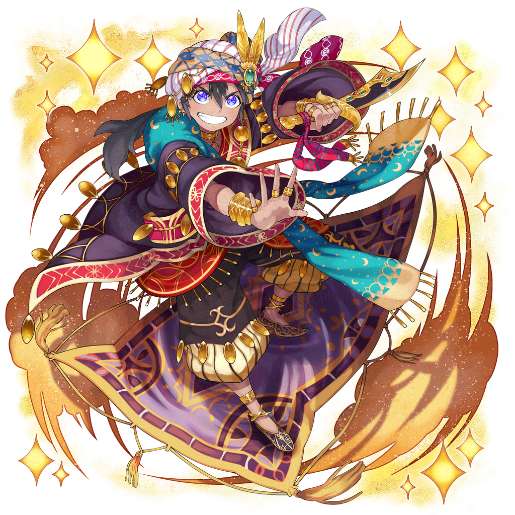 [黄金の冒険者]アラジンのキャラクター画像