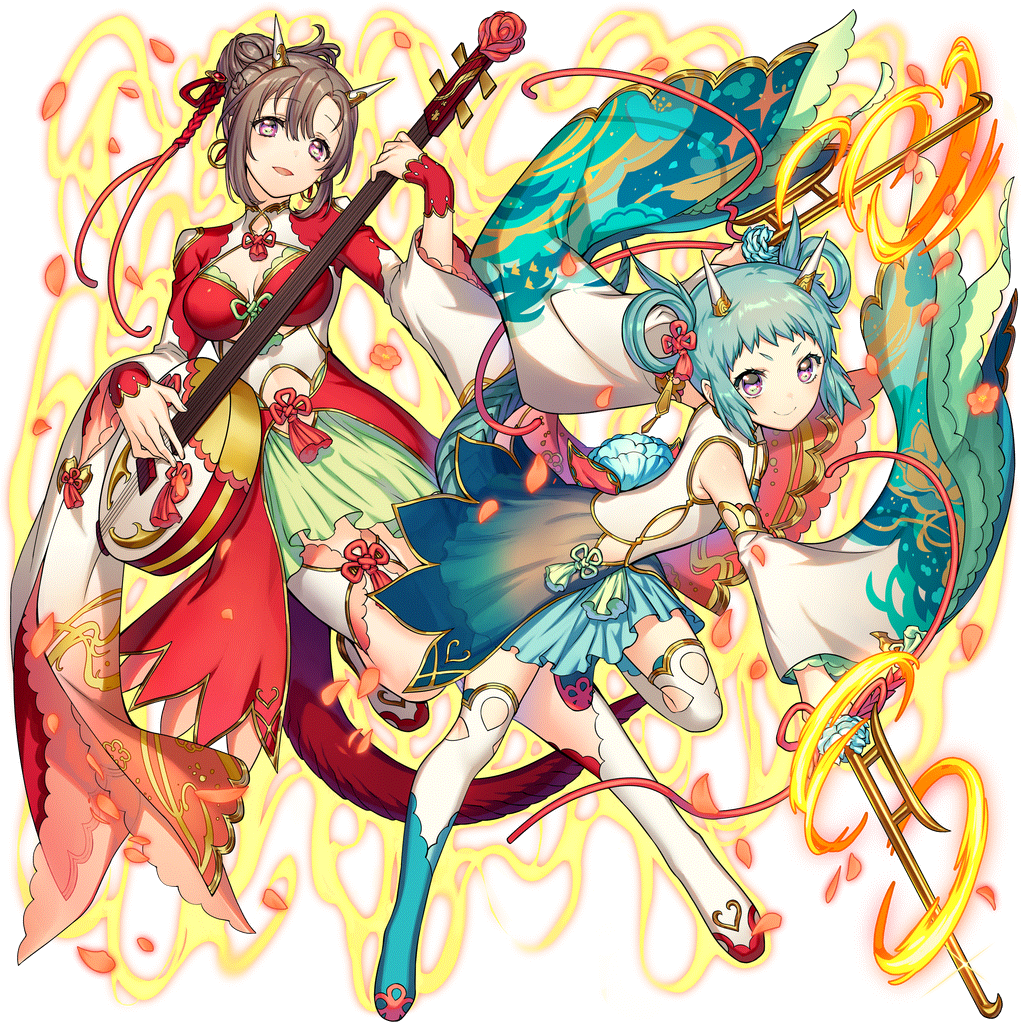 [麗舞の姉妹]大喬＆小喬のキャラクター画像
