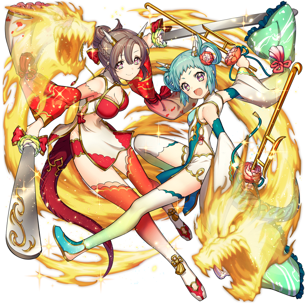 [桃源の武竜]大喬＆小喬のキャラクター画像