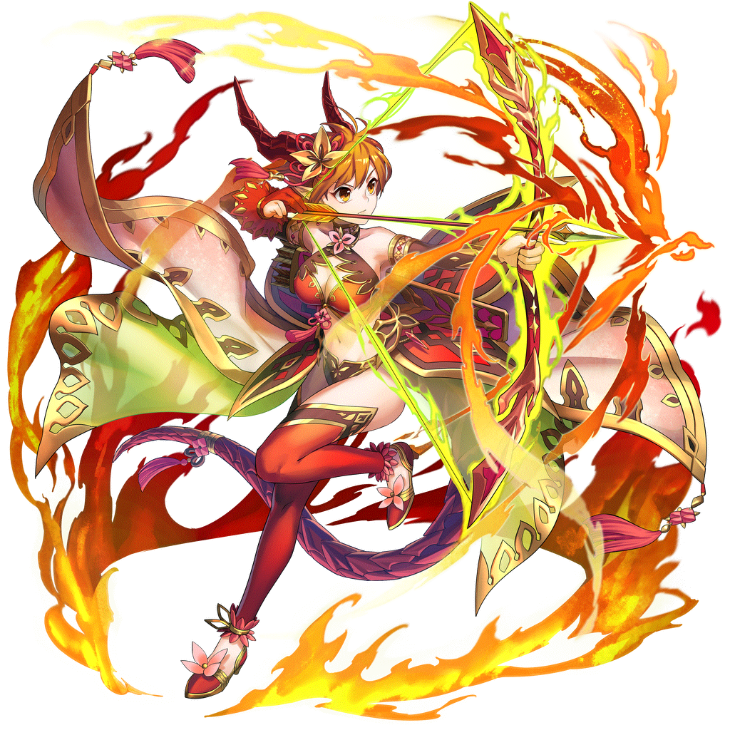 [才気剛勇の弓腰姫]孫尚香のキャラクター画像
