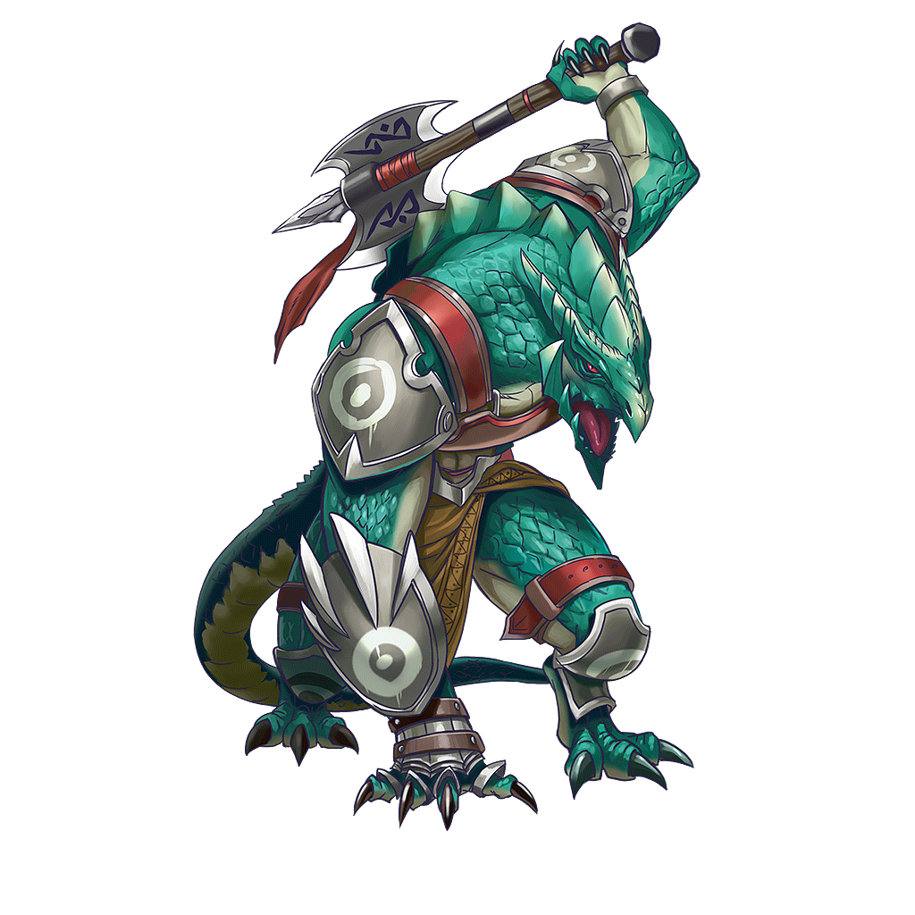 ドラゴウォーリアのキャラクター画像