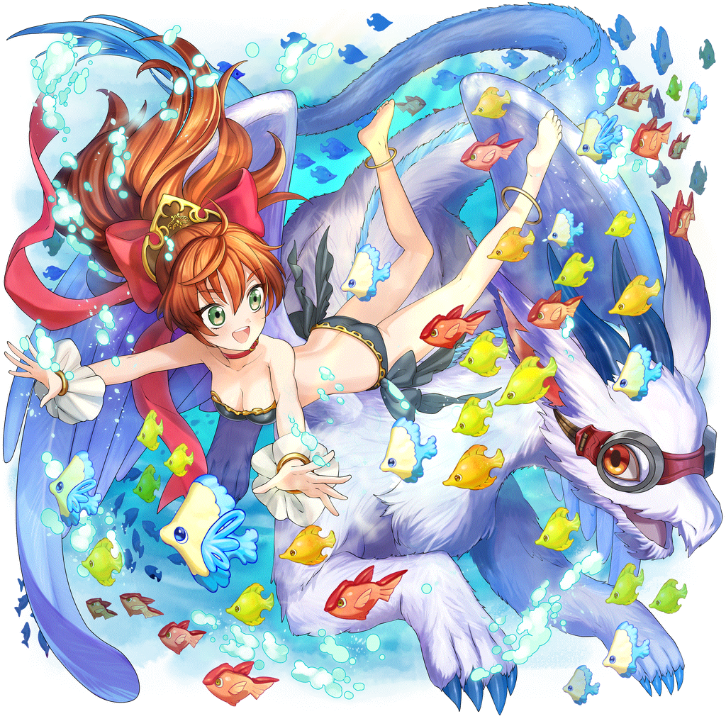 [輝く海の中]リーン＆ゲイルのキャラクター画像