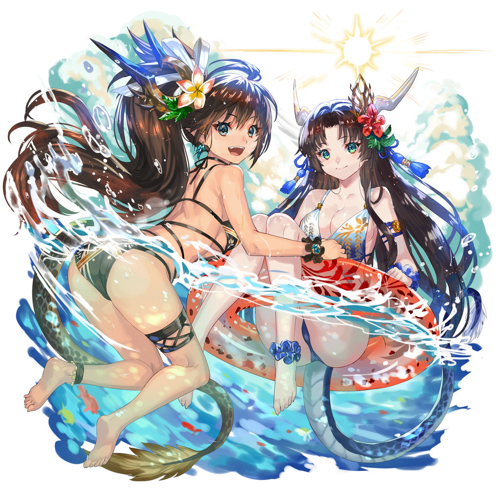 [おハジけ二竜将]景光＆雷葉のキャラクター画像