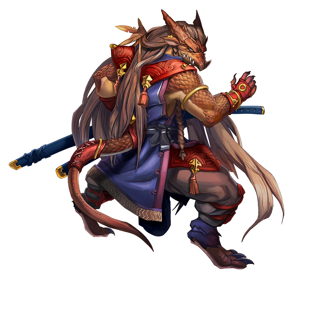 竜戦士・牙刀のキャラクター画像