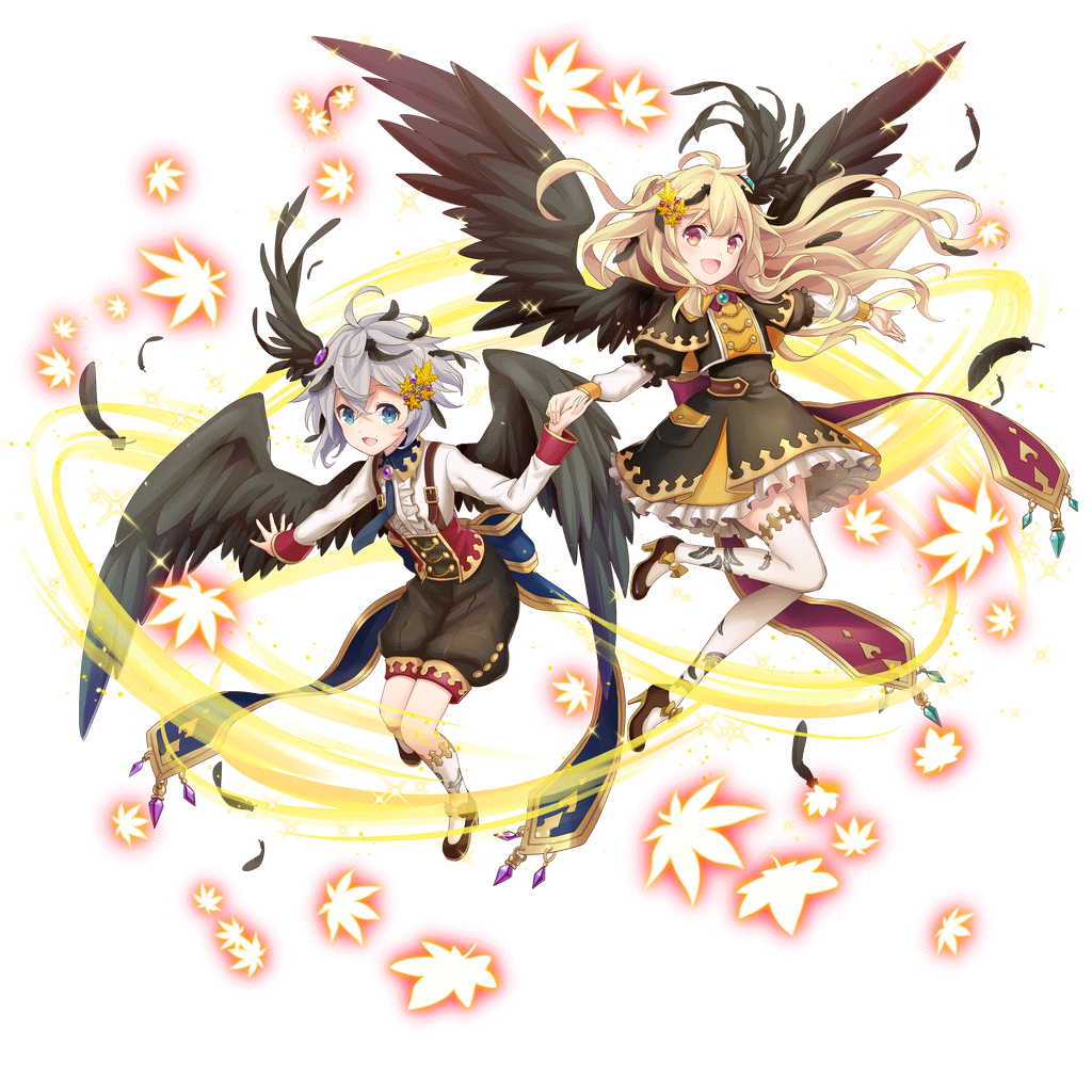 [思考と記憶]フギンとムニンのキャラクター画像
