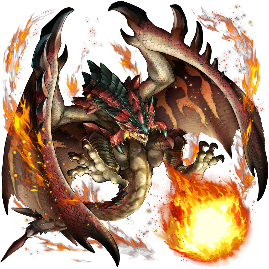 [飛竜の王]黒炎王リオレウスのキャラクター画像