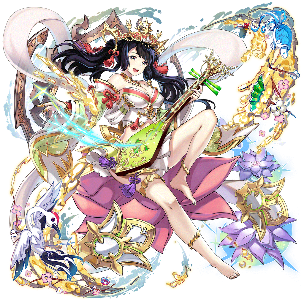 [福と縁起の奏で]弁財天のキャラクター画像