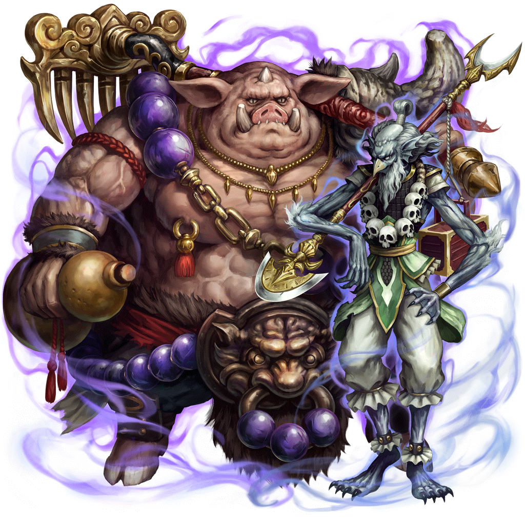 沙悟浄＆猪八戒のキャラクター画像