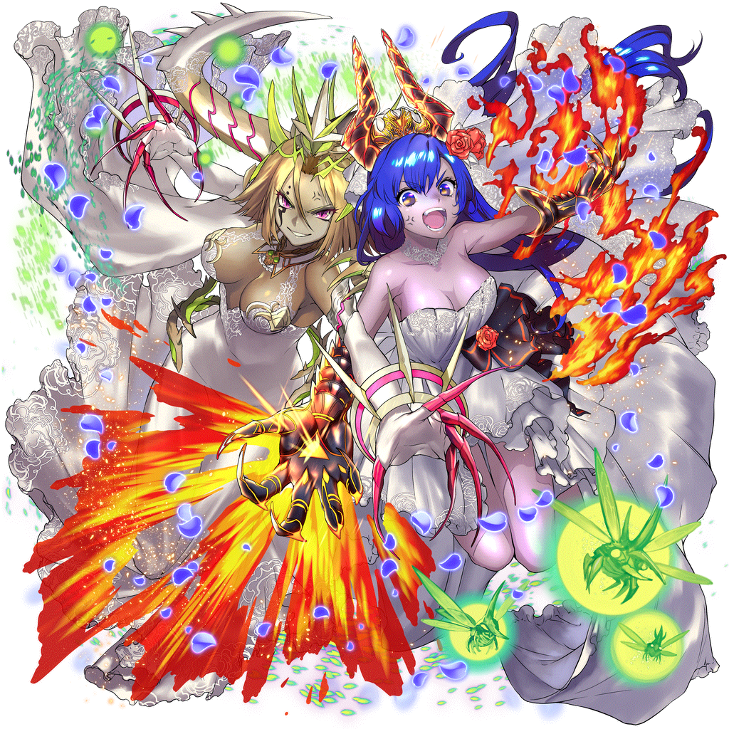 [荒ぶる乙女]アドラ＆ベルゼのキャラクター画像