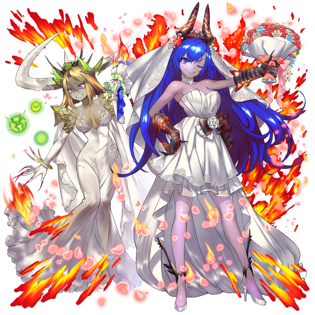 [張り合う二人]アドラ＆ベルゼのキャラクター画像