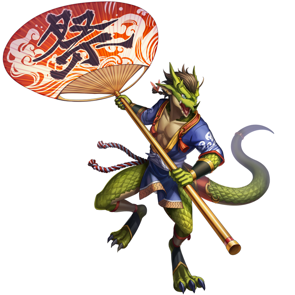 納涼・竜槍兵のキャラクター画像