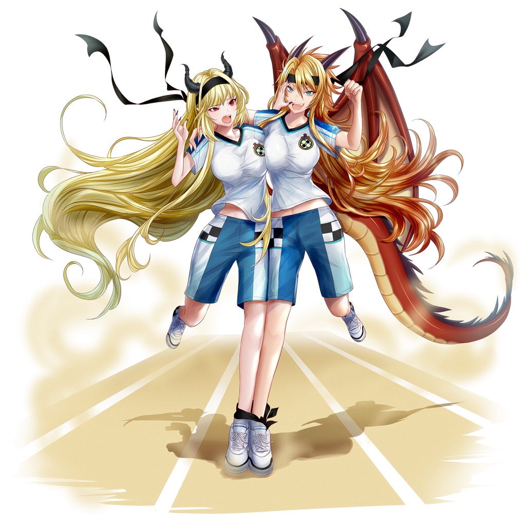 [二人三脚]ベルーガ＆エクロのキャラクター画像