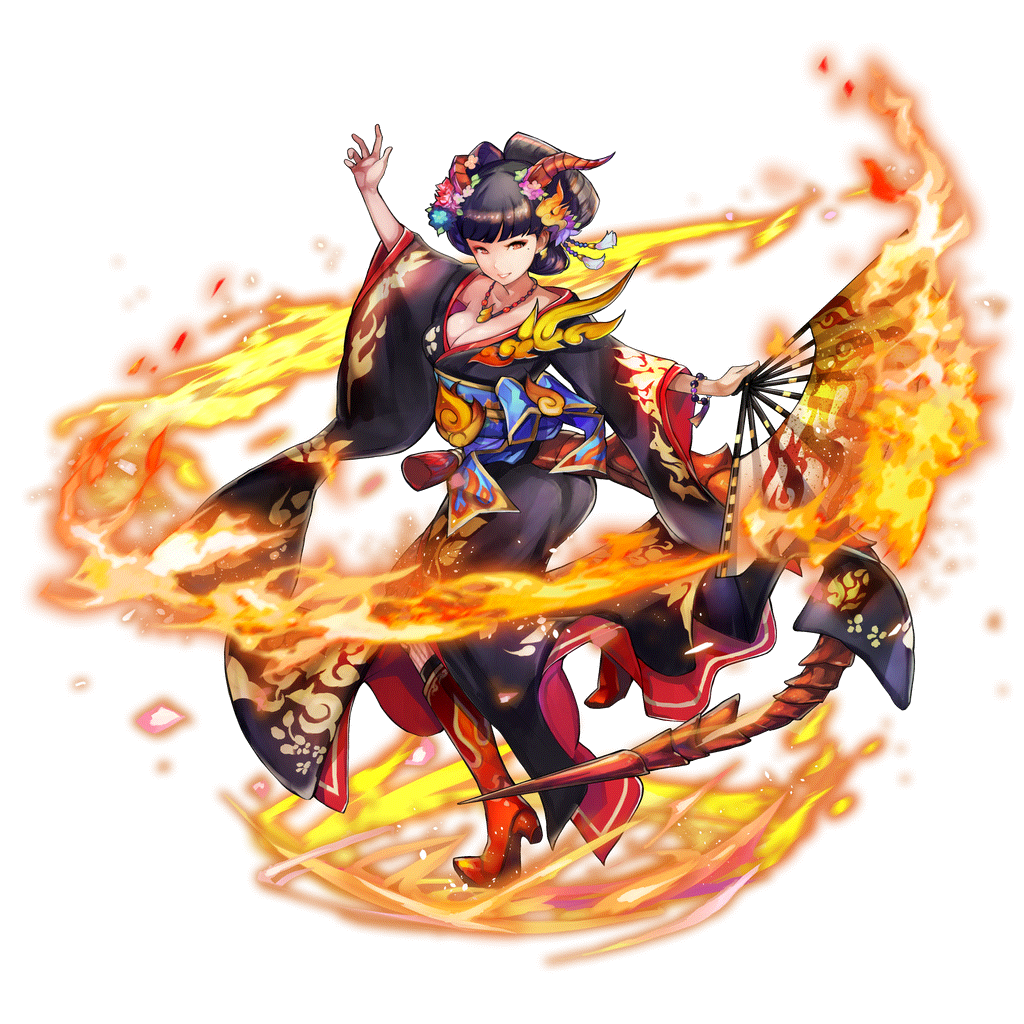 [炎を纏いし舞踏家]焔のキャラクター画像
