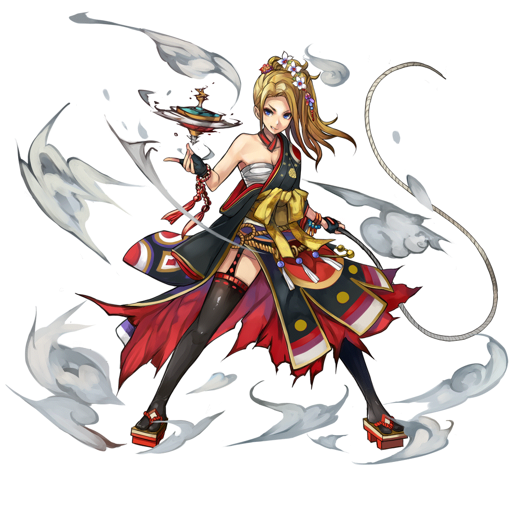 独楽使い・お京のキャラクター画像