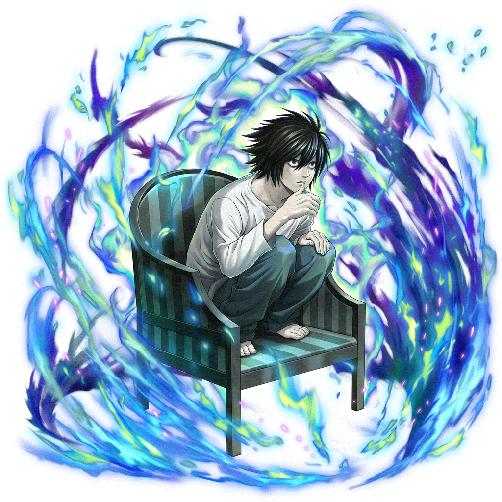 [キラを追う名探偵]Lのキャラクター画像