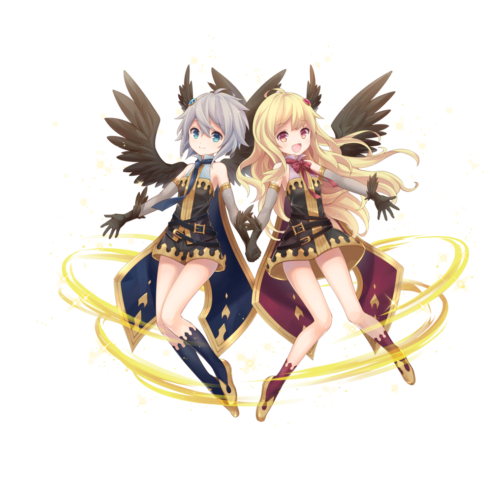 フギンとムニンのキャラクター画像