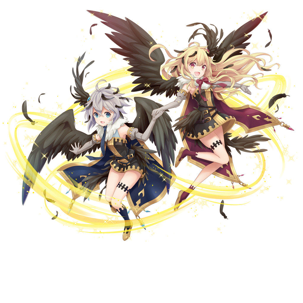 [思考と記憶]フギンとムニンのキャラクター画像