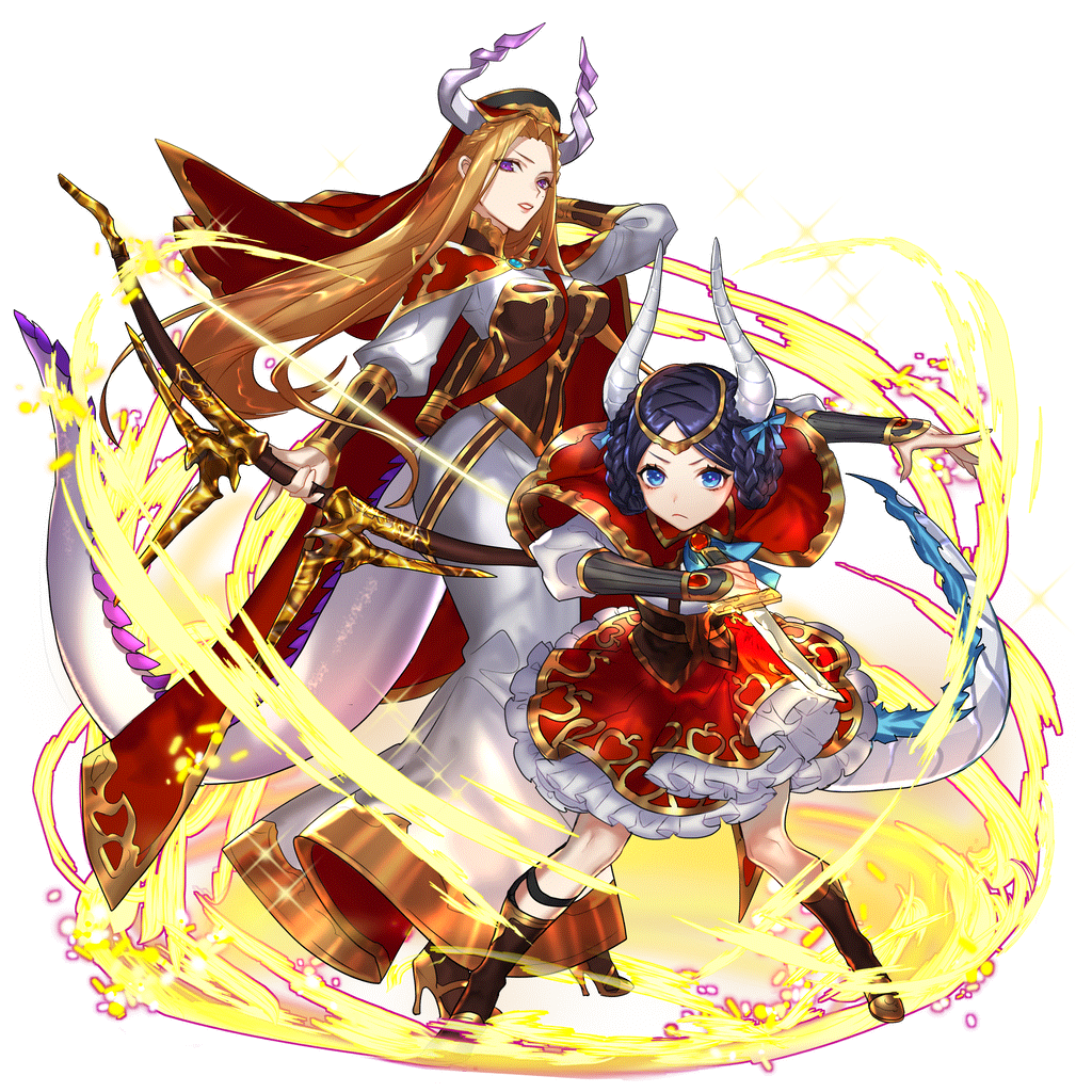 [仲良し親子]白雪＆継母のキャラクター画像