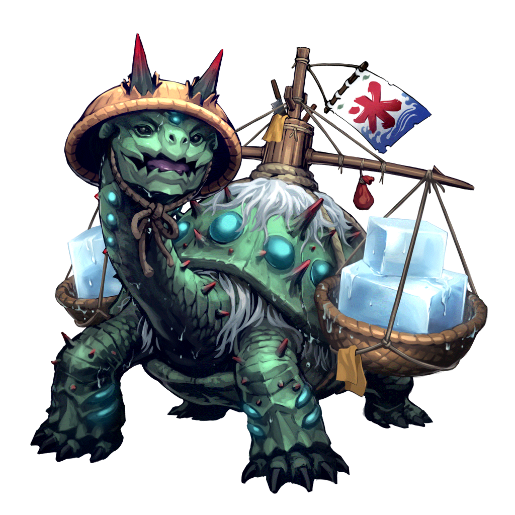 納涼・ガノシギラのキャラクター画像