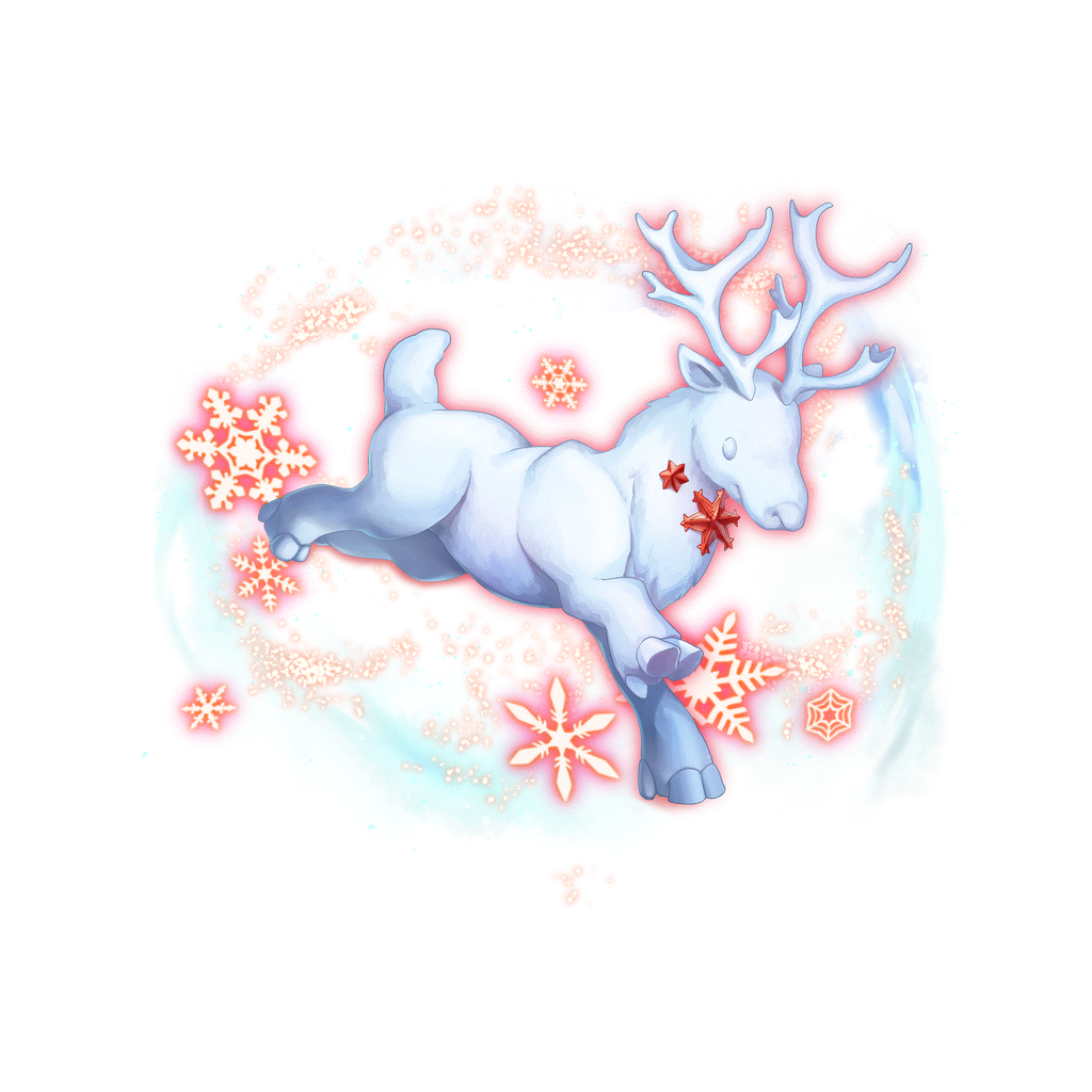 雪像・スノーカリブーのキャラクター画像