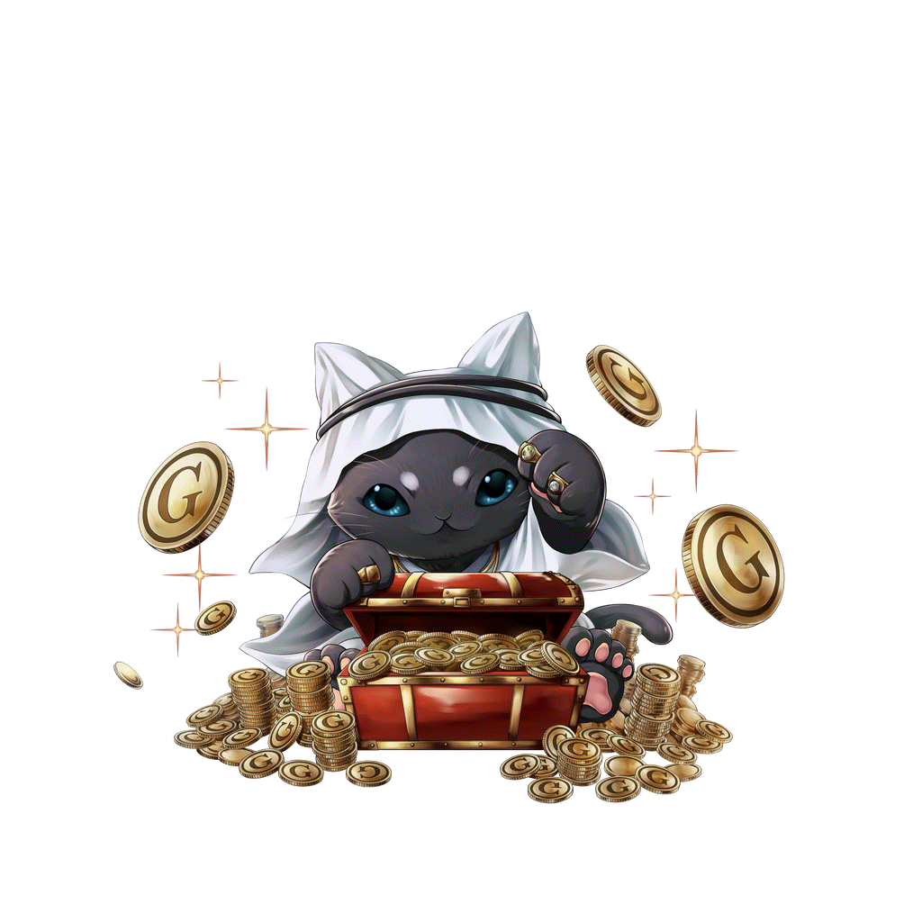 ゴールドキャットのキャラクター画像