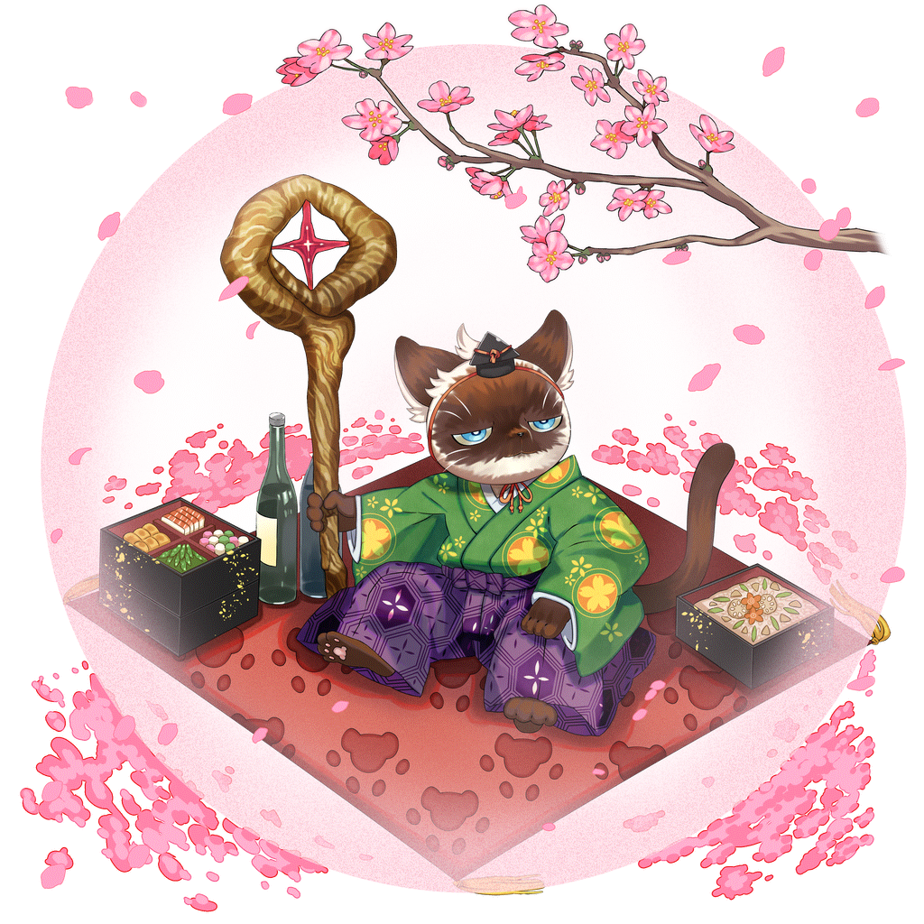 [場所取り猫]ガットのキャラクター画像