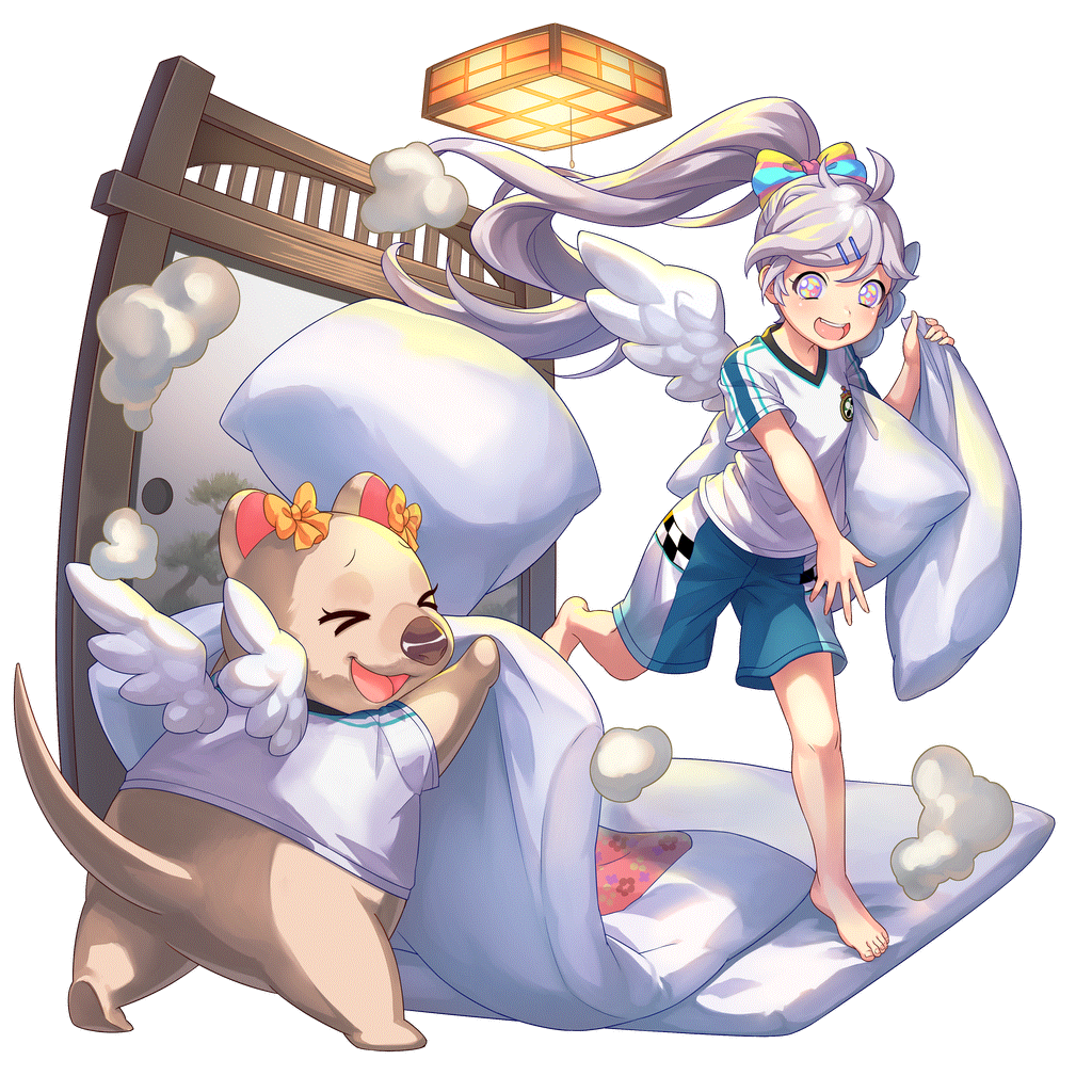 [枕投げ大会]フェリタ＆プティのキャラクター画像