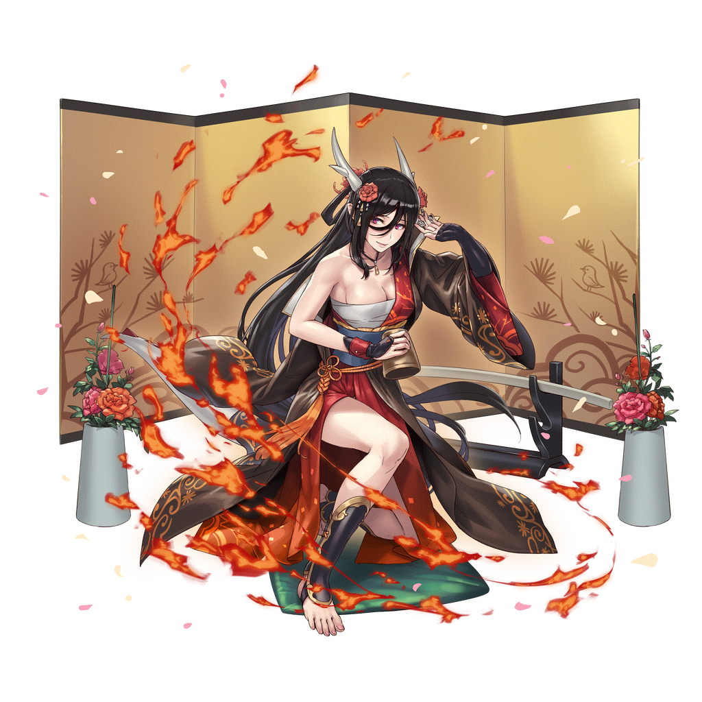 牡丹のキャラクター画像