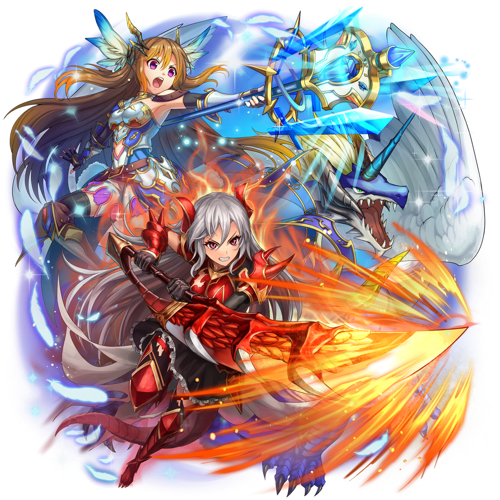 [蒼赤の友]レクシア＆アルンのキャラクター画像