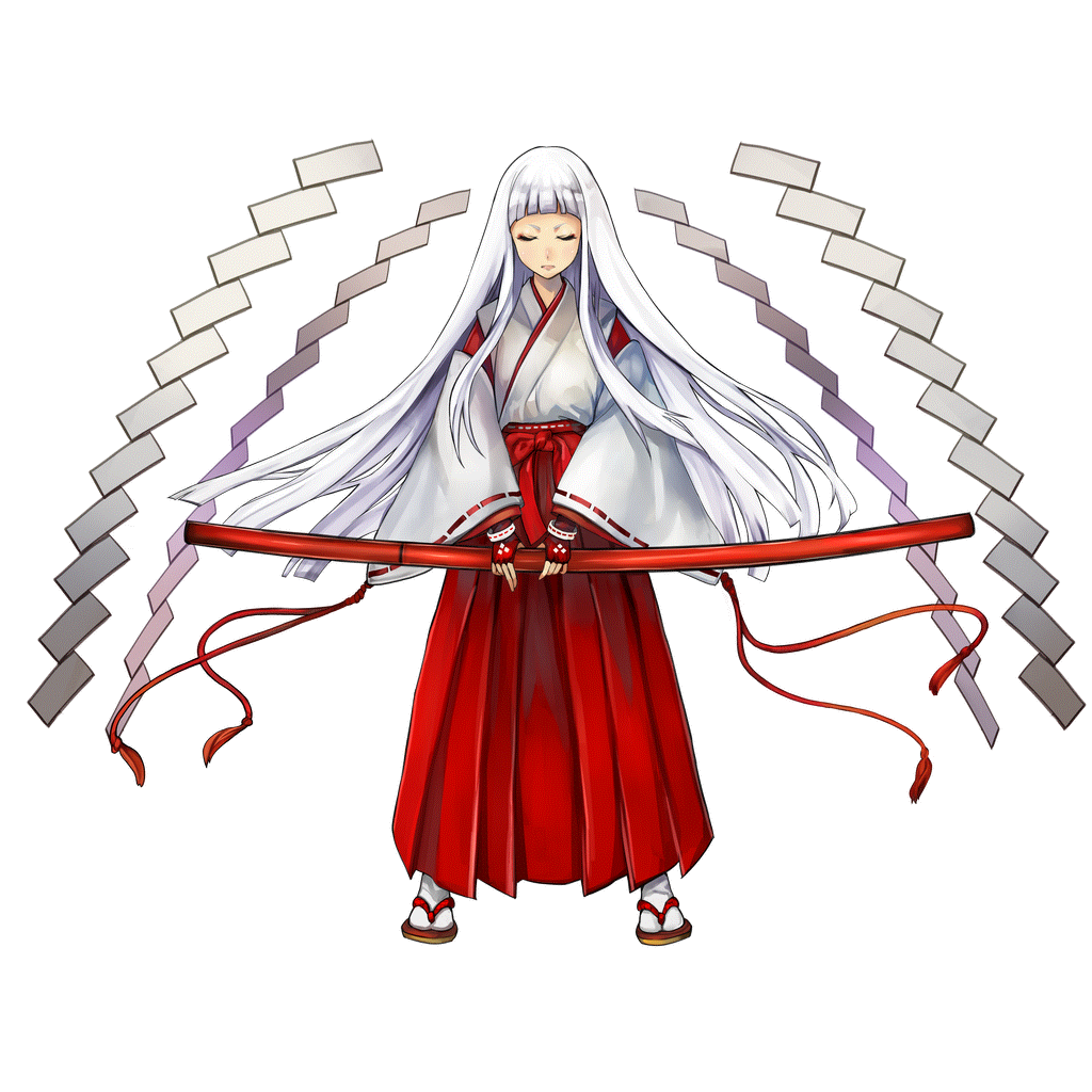 刀巫女・センのキャラクター画像