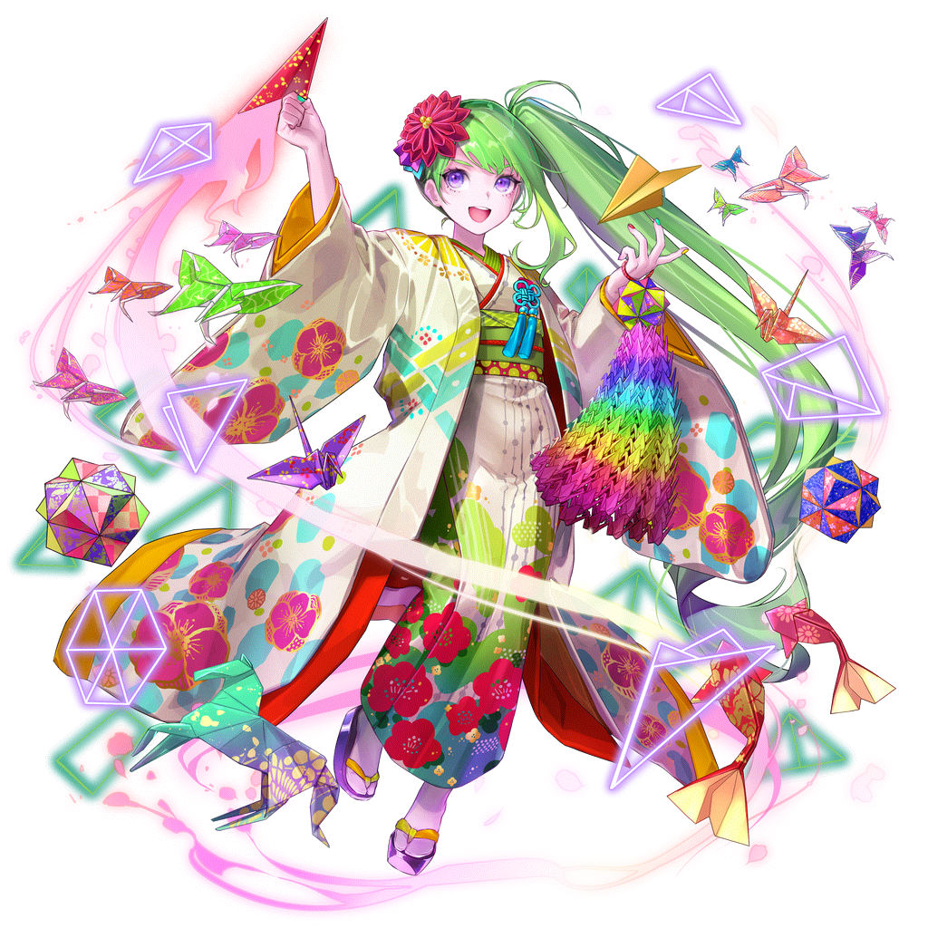 [折り紙の童]シオリのキャラクター画像