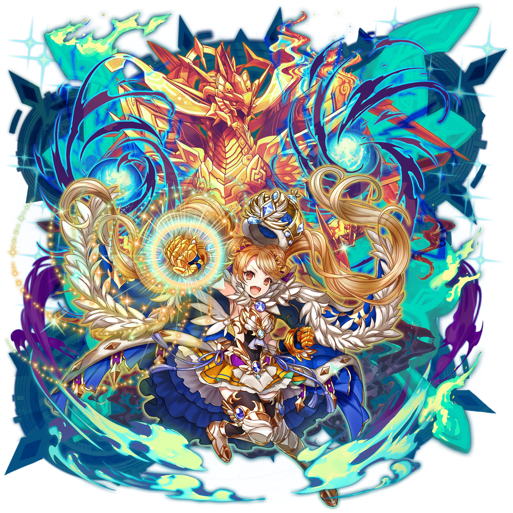 [光竜召喚]ニケ＆ルクセリオンのキャラクター画像
