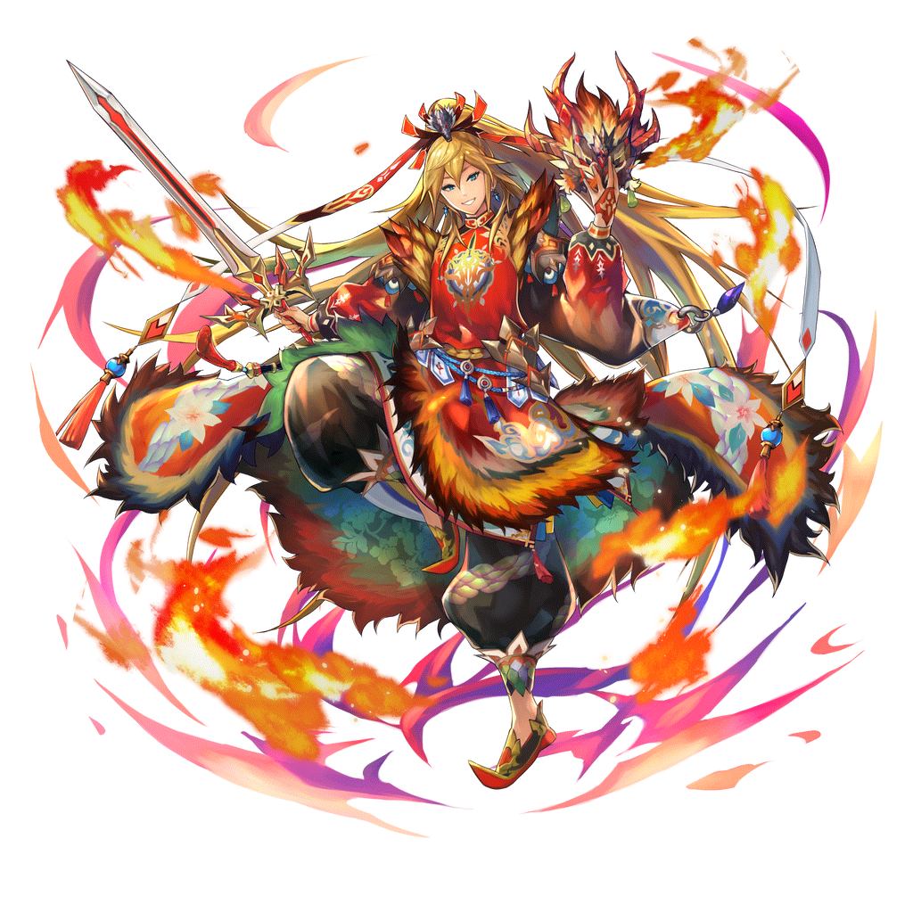 [賢戦竜将]蘭陵王のキャラクター画像