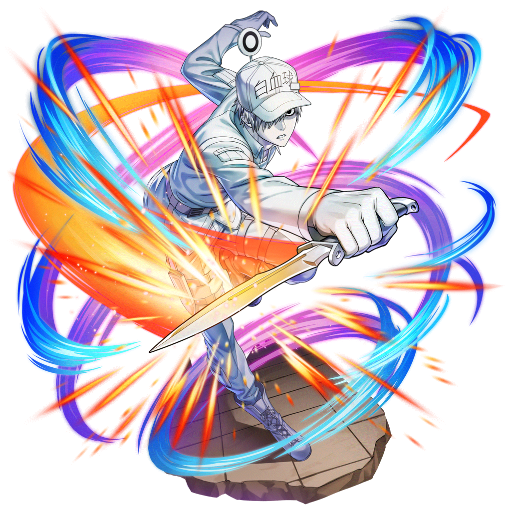[雑菌駆除]白血球（好中球）のキャラクター画像