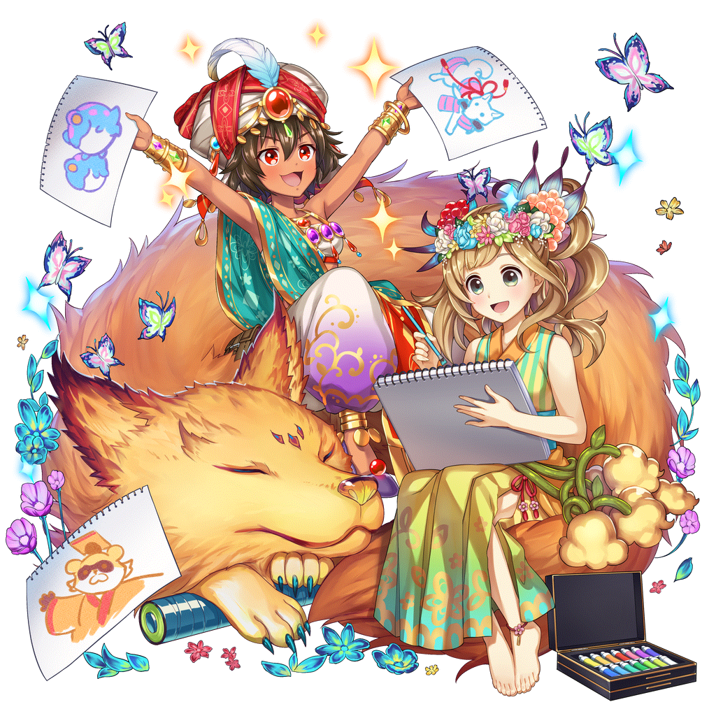 [皮算用の夢]クロリス＆鈴里のキャラクター画像