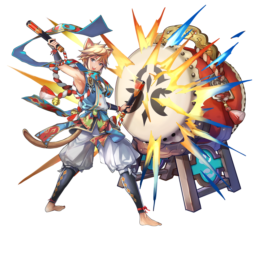 [祭り太鼓]ミネットのキャラクター画像