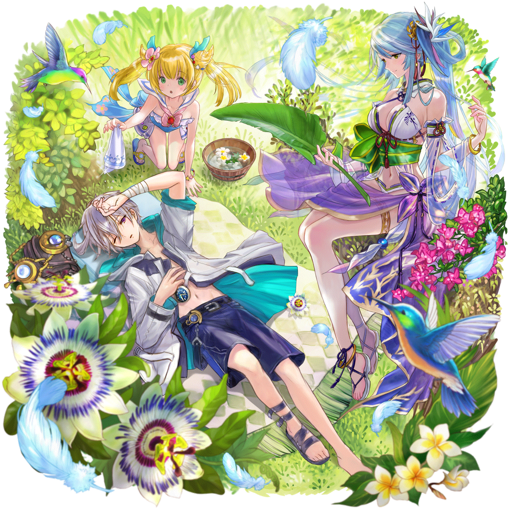 [束の間の休息]エンデガ達のキャラクター画像