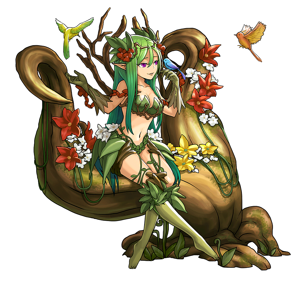 [樹木の精霊]ドライアドのキャラクター画像