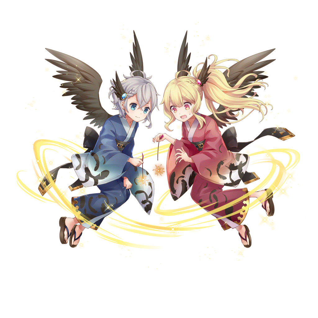 サマー・フギンとムニンのキャラクター画像