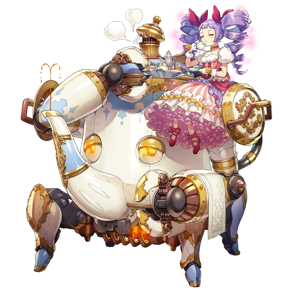 [可動式茶瓶]メローナ＆ポットのキャラクター画像