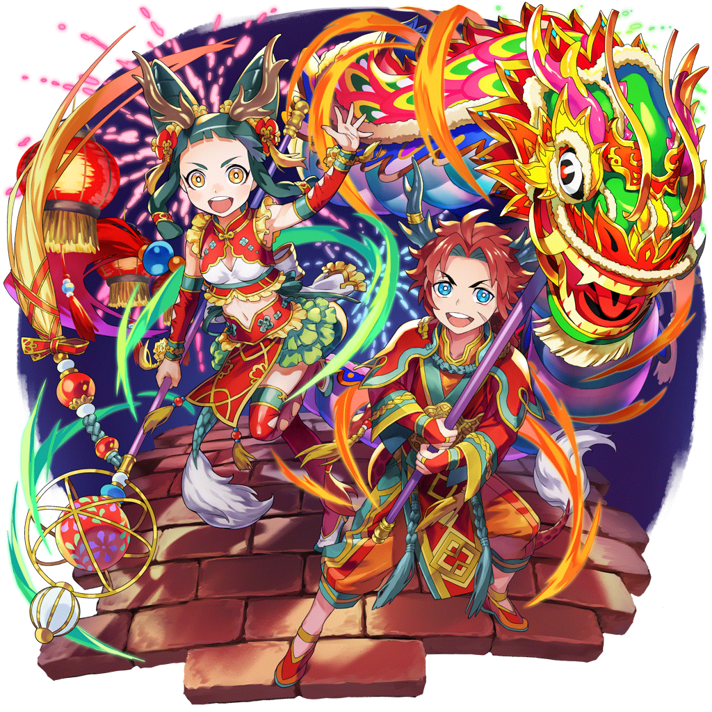 [吉祥の龍舞]龍麗＆香蘭のキャラクター画像