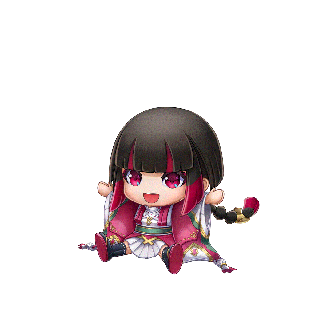 ぬいぐるみあやめちゃんのキャラクター画像