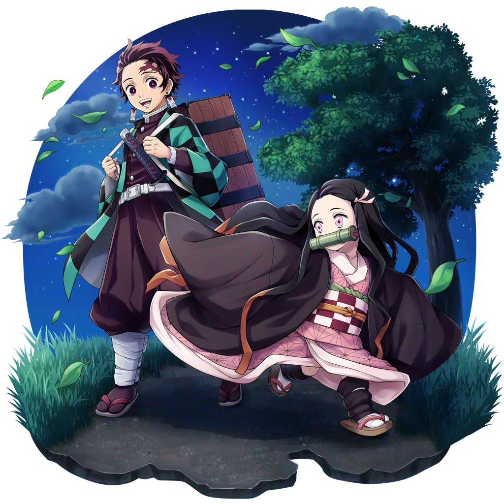 [兄妹の絆]竈門炭治郎＆禰豆子のキャラクター画像