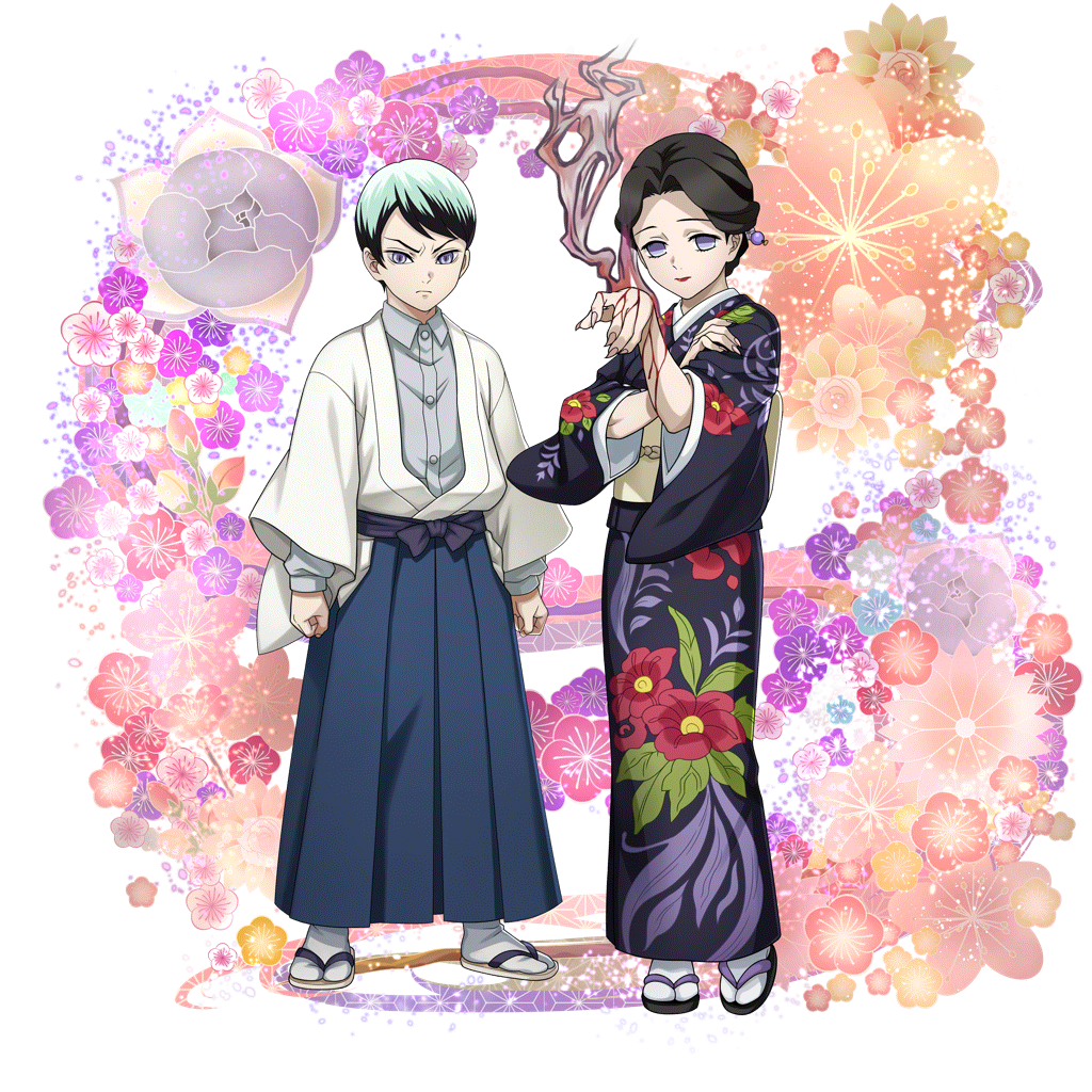 [反旗を翻す鬼]珠世＆愈史郎のキャラクター画像