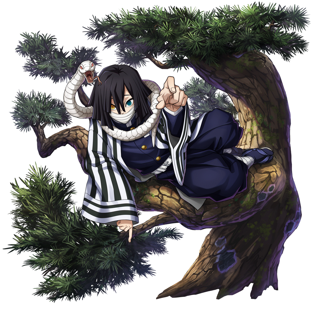 [蛇柱]伊黒小芭内のキャラクター画像